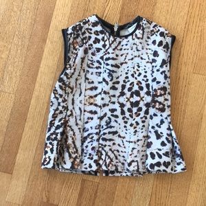 Zara holographic cheetah tank